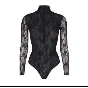 Skims stretch lace long sleeve Bodysuit